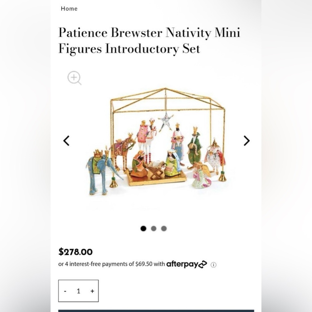 Mackenzie-Childs Nativity Mini Figures Set